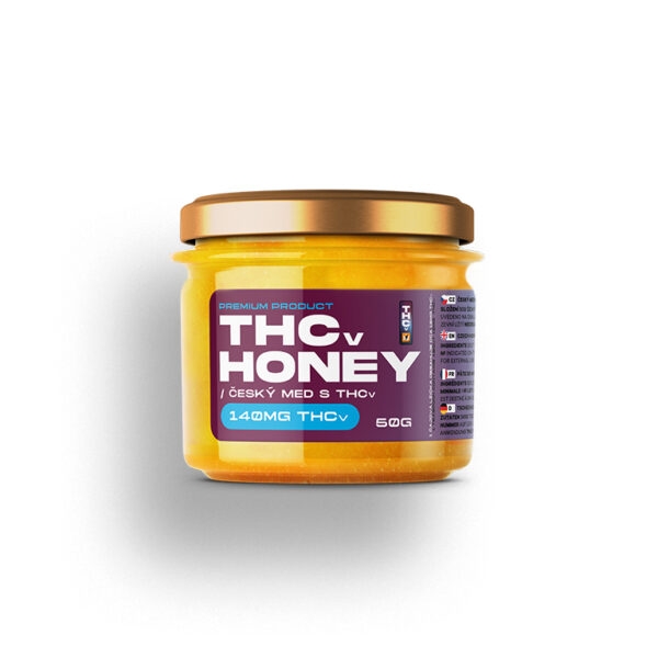 THCv produkty 13 PuffPlanet THCv med, 140mg THCv