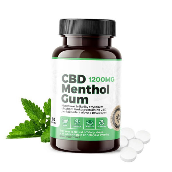CBD produkty 22 CBD žvýkačky 1200 mg 60 ks