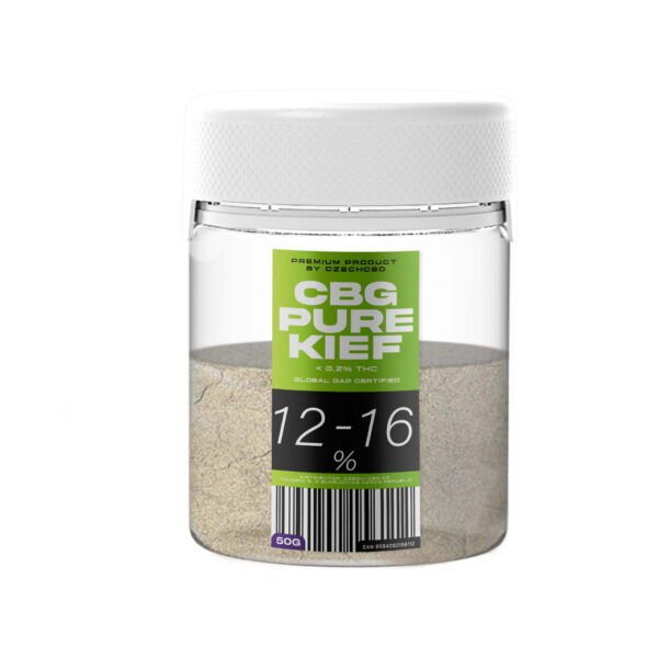 CBG produkty 11 CBG Kief 12-16% Hmotnost: 50g