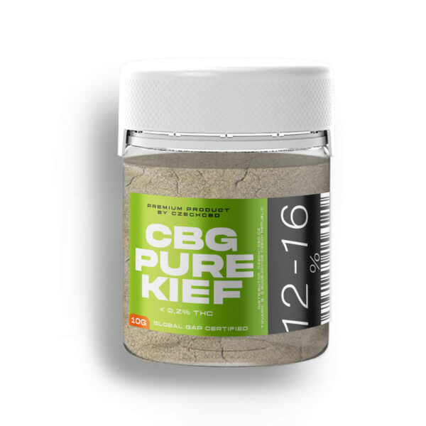 CBG produkty 10 CBG Kief 12-16% Hmotnost: 10g