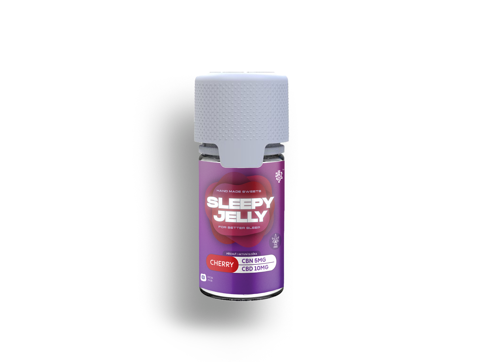 Sleepy Jelly CBN/CBD - višeň 8ks 1 Sleepy Jelly CBN/CBD - višeň 8ks