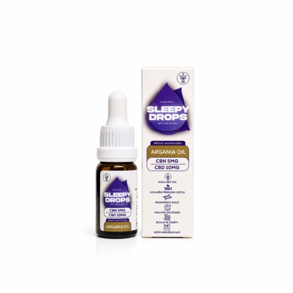 CBN produkty 13 Sleepy Oil drops CBN/CBD 10ml