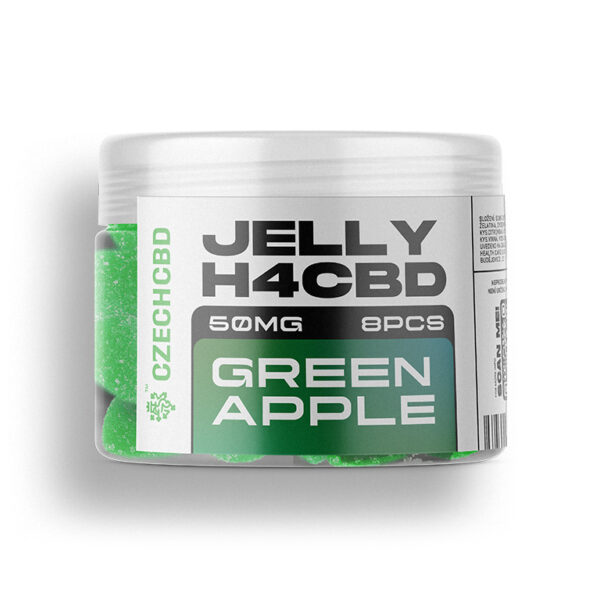 H4CBD produkty 7 Jelly H4CBD 50mg Zelené jablko 8ks