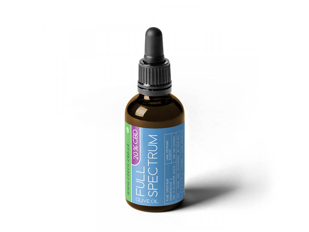 Olivový olej CBD 20% fullspectrum 10 ml 1 Olivový olej CBD 20% fullspectrum 10 ml