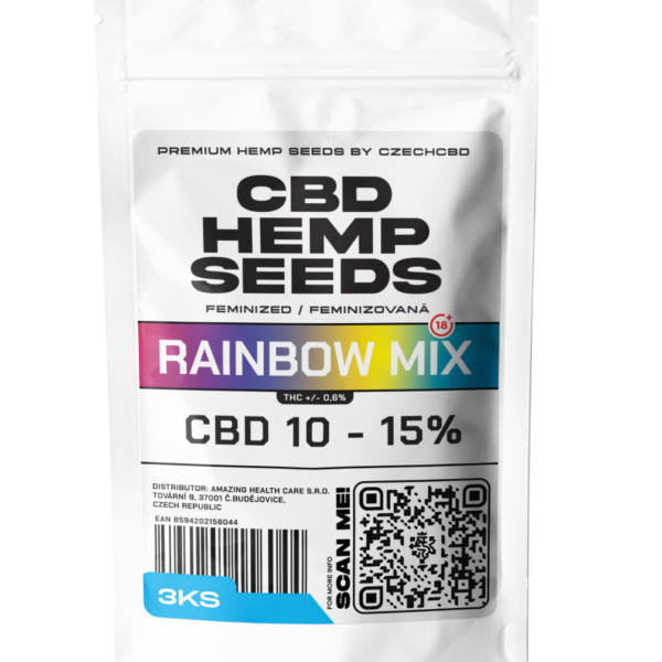 PuffPlanet Rainbow Mix CBD Počet semen: 3 ks