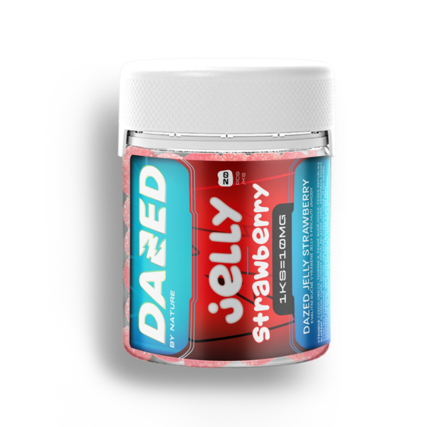DAZED produkty 8 DAZED Jelly 10mg Jahoda 20ks