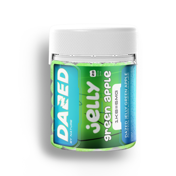 DAZED produkty 10 DAZED Jelly 5mg Zelené jablko 20ks