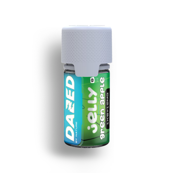 DAZED produkty 11 DAZED Jelly 10mg Zelené jablko 8ks