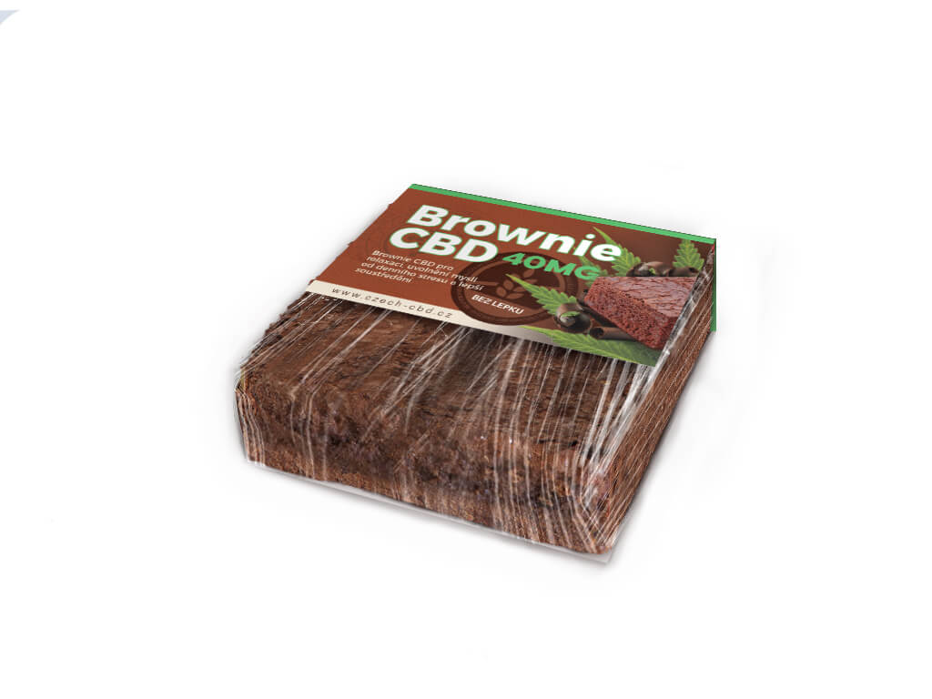 CBD brownie 40mg bezlepkové 3 CBD brownie 40mg bezlepkové - Obrázek 3