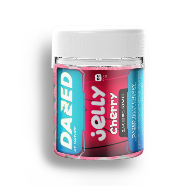 DAZED produkty 15 DAZED Jelly 10mg Višeň 20ks