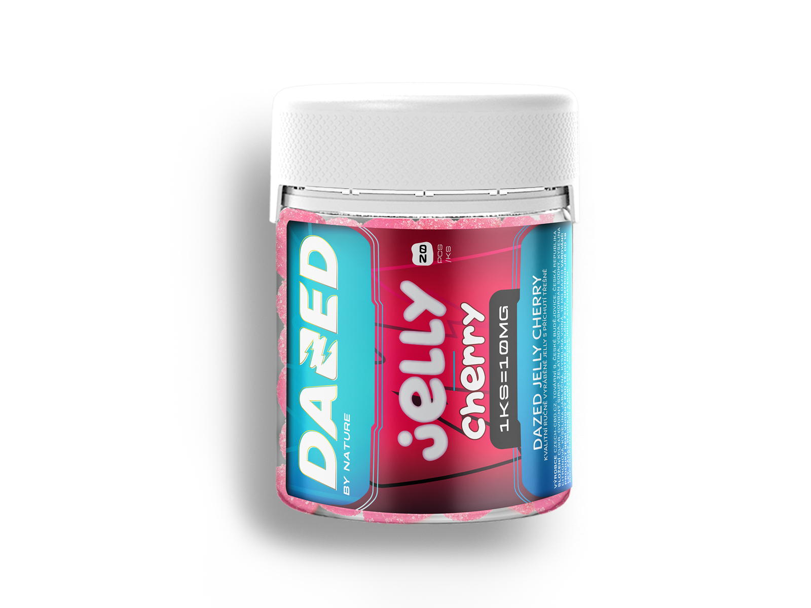 DAZED Jelly 10mg Višeň 20ks 1 DAZED Jelly 10mg Višeň 20ks