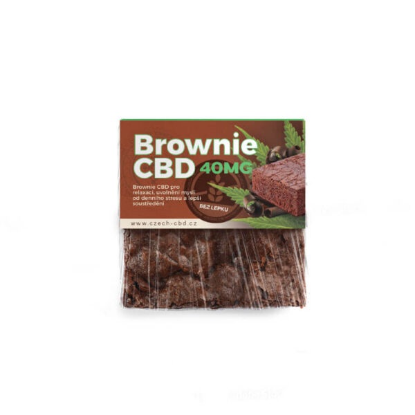 CBD produkty 24 CBD brownie 40mg bezlepkové