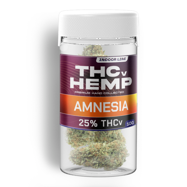 THCv produkty 24 Konopný květ Amnesia 25% THCv Hmotnost: 10g