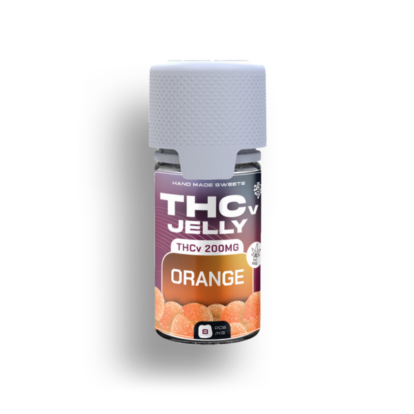 THCv produkty 27 THCv Jelly 25mg Pomeranč 8ks