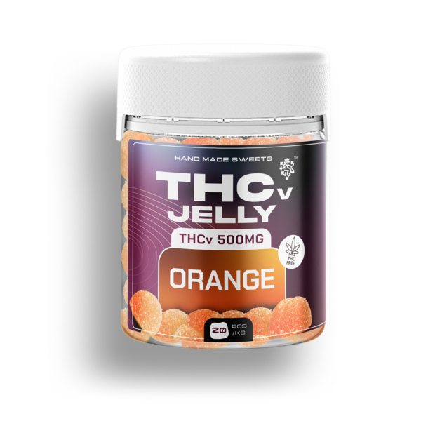 THCv produkty 28 THCv Jelly 25mg Pomeranč 8ks