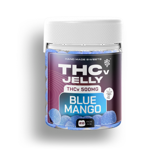 THCv produkty 32 THCv Jelly 25mg Modré Mango 20ks