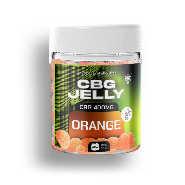CBG produkty 34 CBG Jelly 20mg Pomeranč 20ks