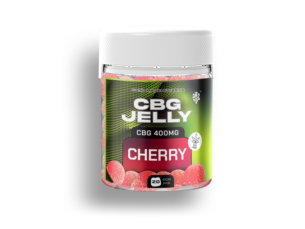 CBG Jelly 20mg Višeň 20ks 1 CBG Jelly 20mg Višeň 20ks