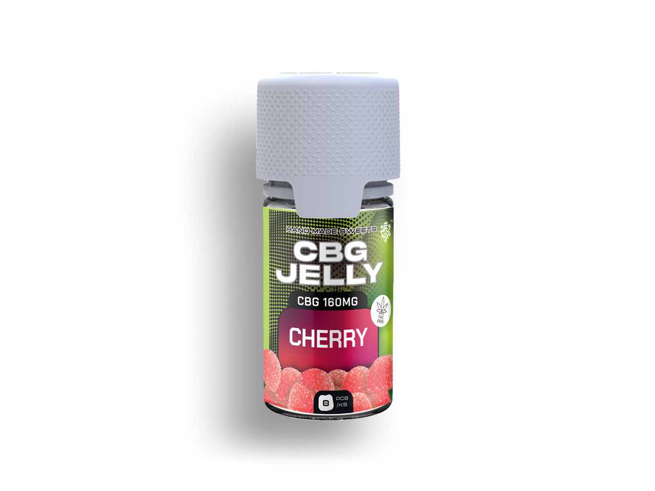 CBG Jelly 20mg Višeň 8ks 1 CBG Jelly 20mg Višeň 8ks