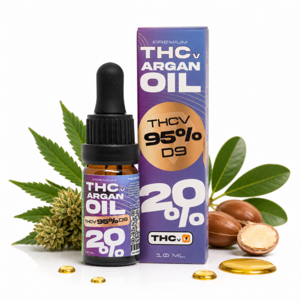 THCv produkty 35 PuffPlanet THCv arganový olej 20%, 10 ml