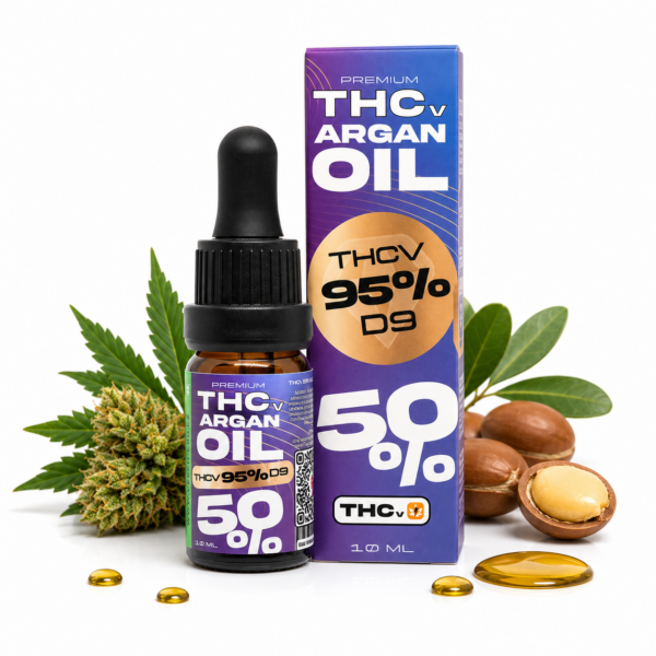 THCv produkty 36 PuffPlanet THCv arganový olej 50%, 10 ml