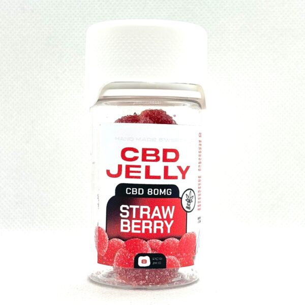 CBD produkty 61 CBD Jelly 10mg - jahoda 8ks