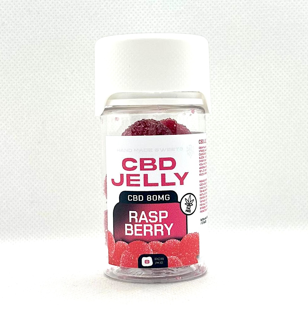 CBD Jelly 10mg - malina 8ks 1 CBD Jelly 10mg - malina 8ks