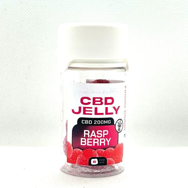 CBD produkty 70 CBD Jelly 25mg - malina 8ks