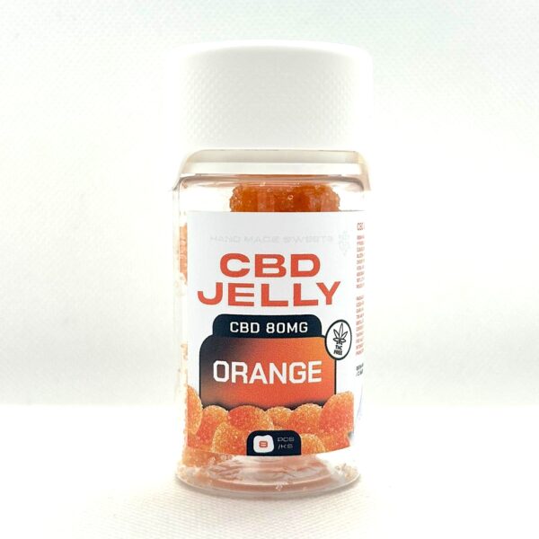 CBD produkty 71 CBD Jelly 10mg - pomeranč 8ks