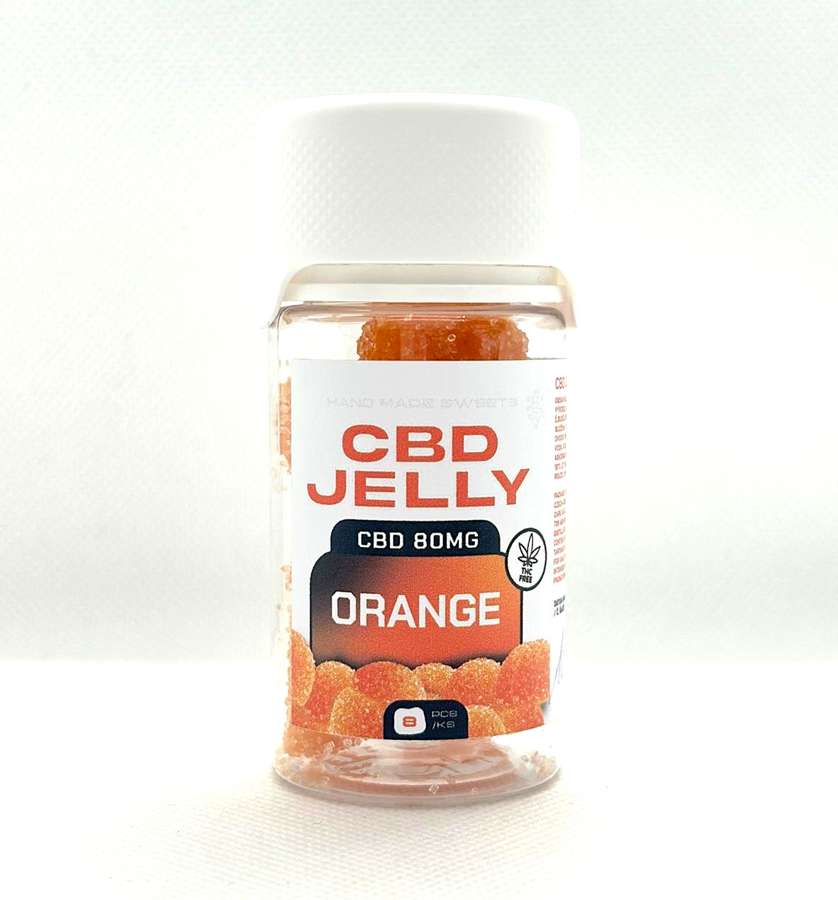 CBD Jelly 10mg - pomeranč 8ks 1 CBD Jelly 10mg - pomeranč 8ks