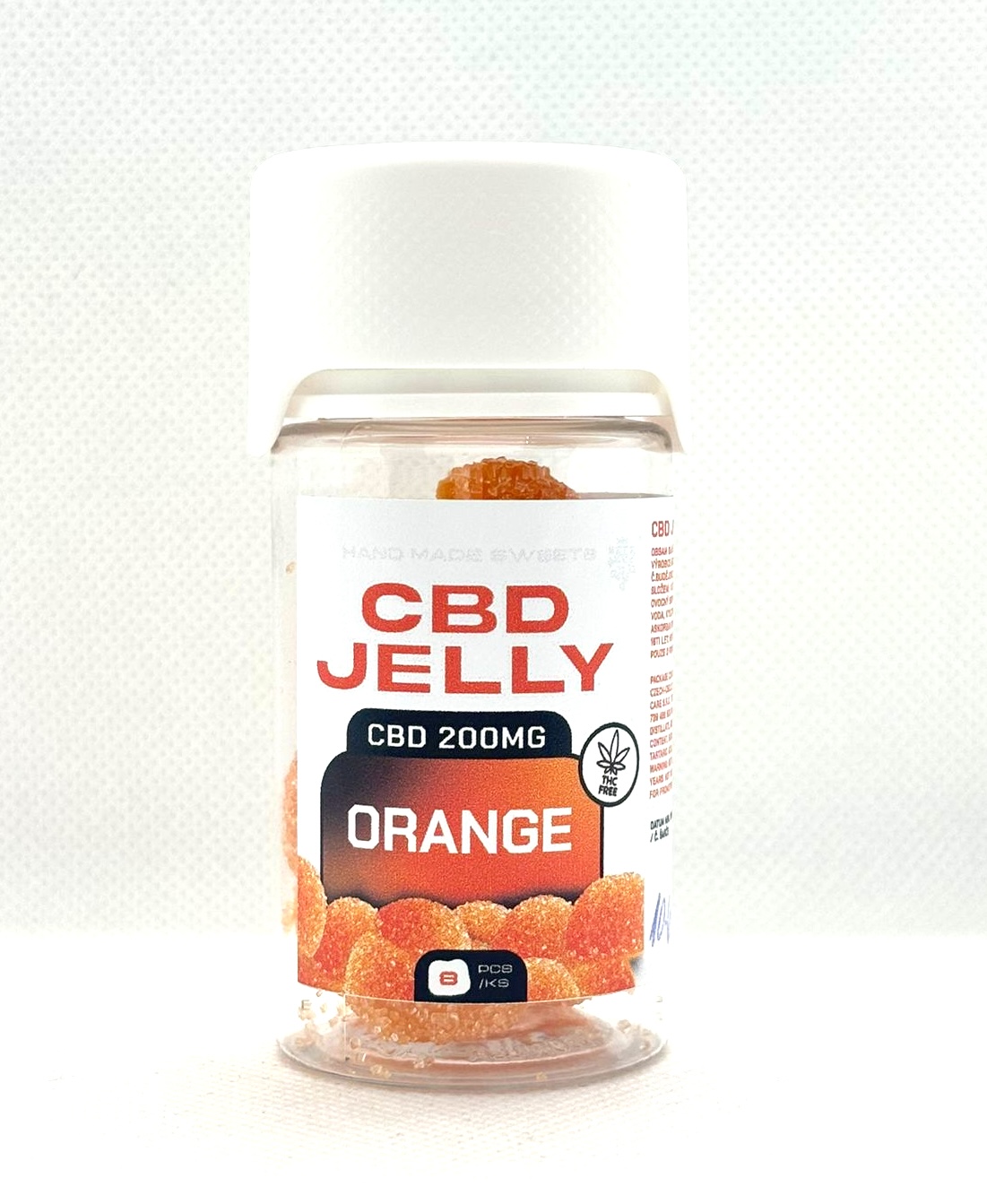CBD Jelly 25mg - pomeranč 8ks 1 CBD Jelly 25mg - pomeranč 8ks