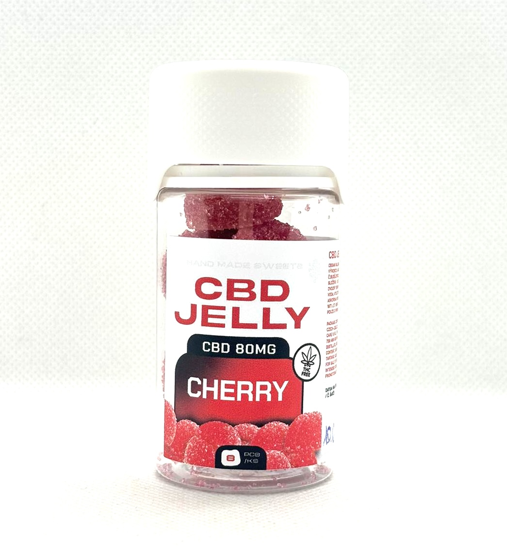CBD Jelly 10mg - višeň 8ks 1 CBD Jelly 10mg - višeň 8ks