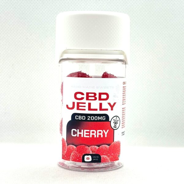 CBD produkty 66 CBD Jelly 25mg - višeň 8ks