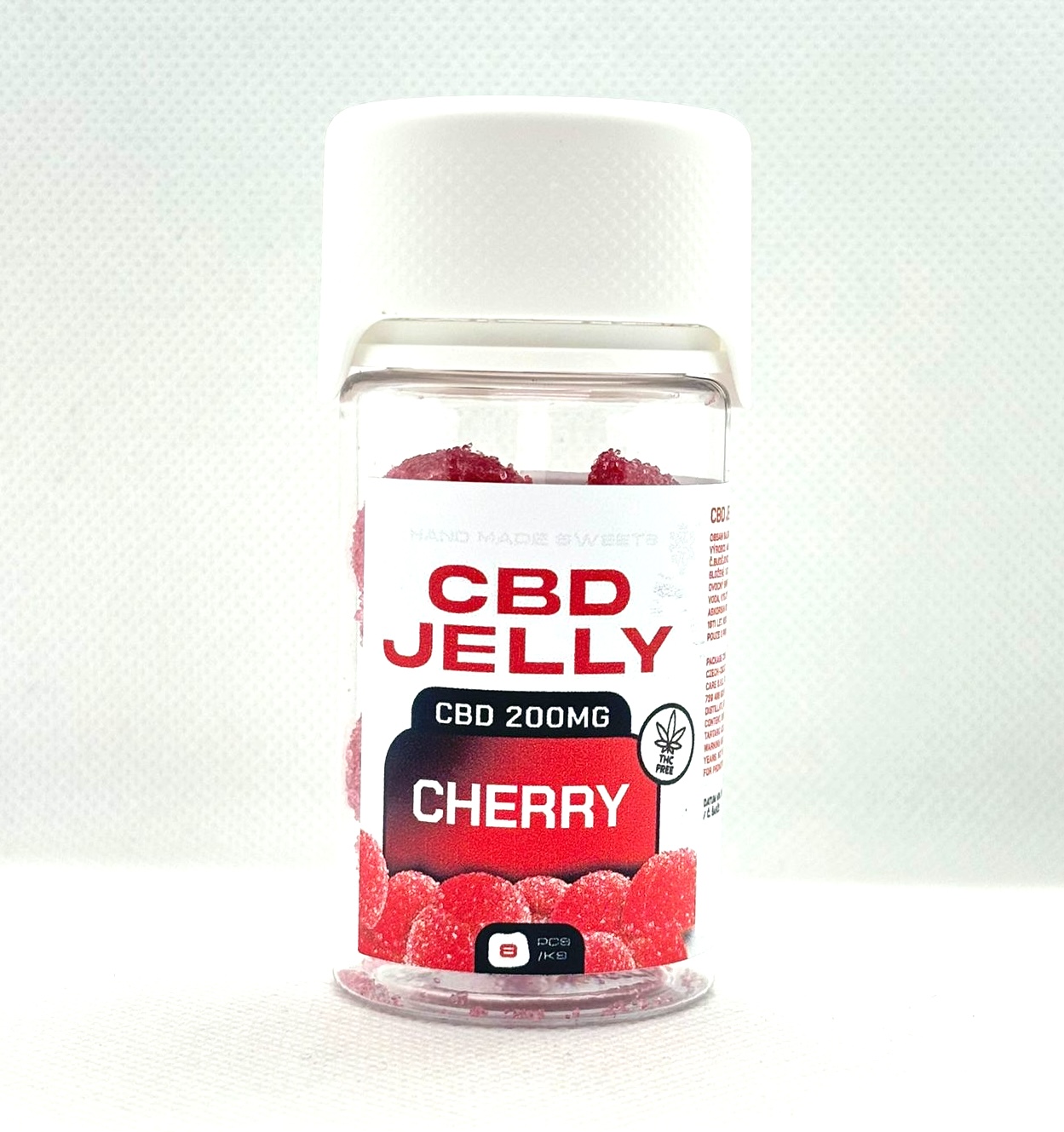 CBD Jelly 25mg - višeň 8ks 1 CBD Jelly 25mg - višeň 8ks