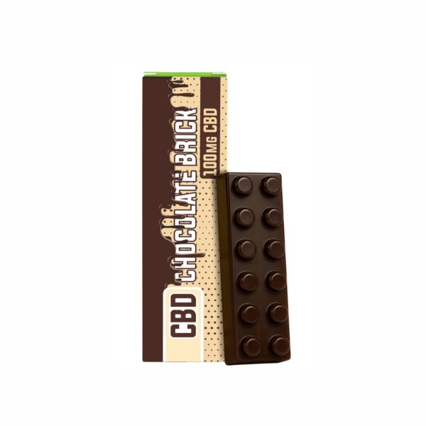 CBD produkty 75 CBD Brick čokoláda 100mg broad spectrum