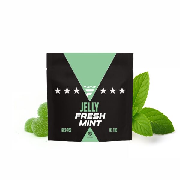 THC-F produkty 6 THC-F želé fresh mint 6ks