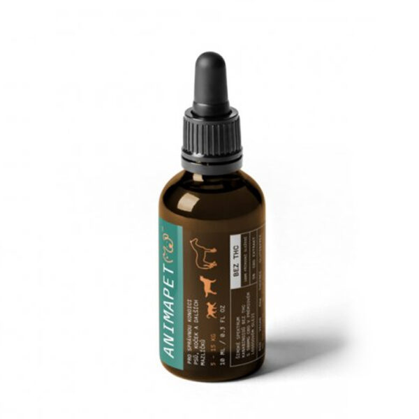 CBD produkty 10 Animapet Lososový olej 5% CBD pro psy 10ml