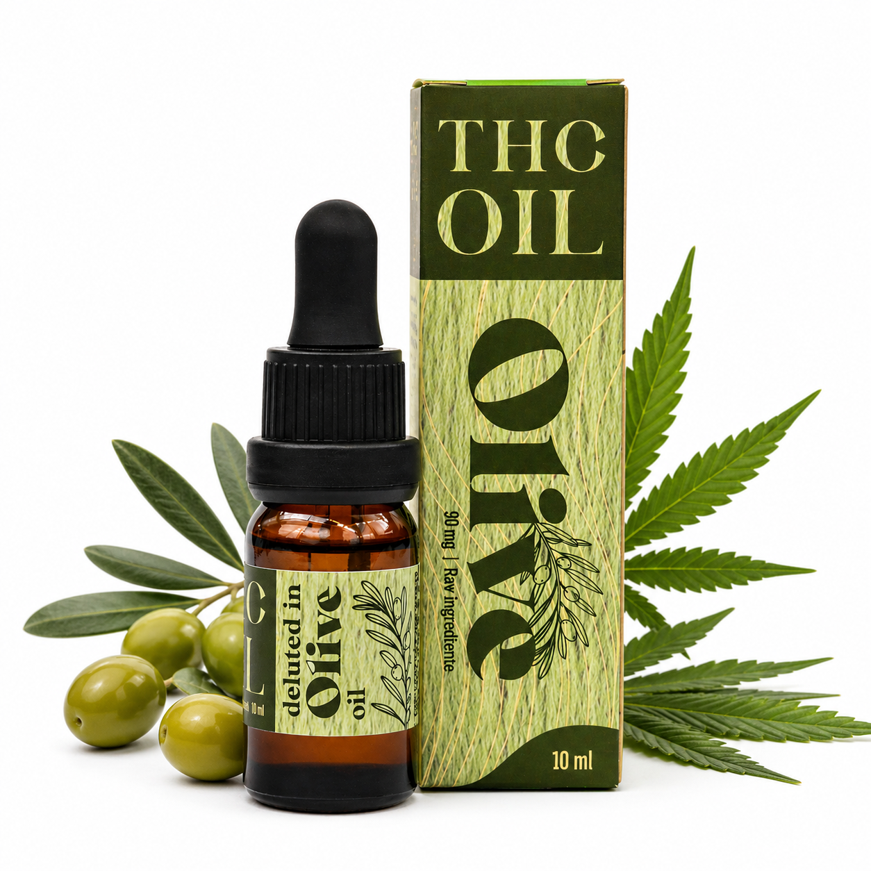 THC olej olivový 90mg Balení v ml: 1000 1 THC olej olivový 90mg Balení v ml: 1000