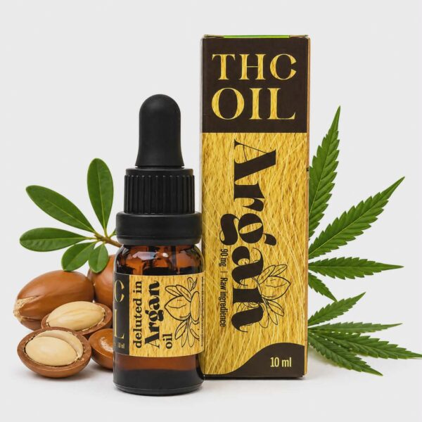 THC olej arganový 90mg Balení v ml: 10