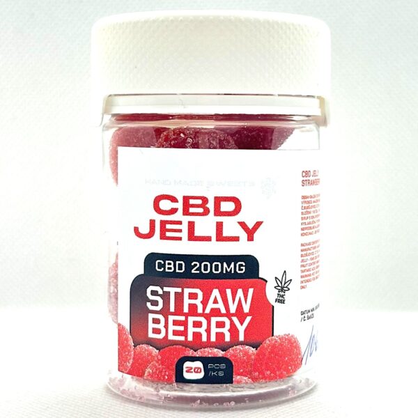 CBD produkty 26 CBD Jelly 10mg jahoda 20ks