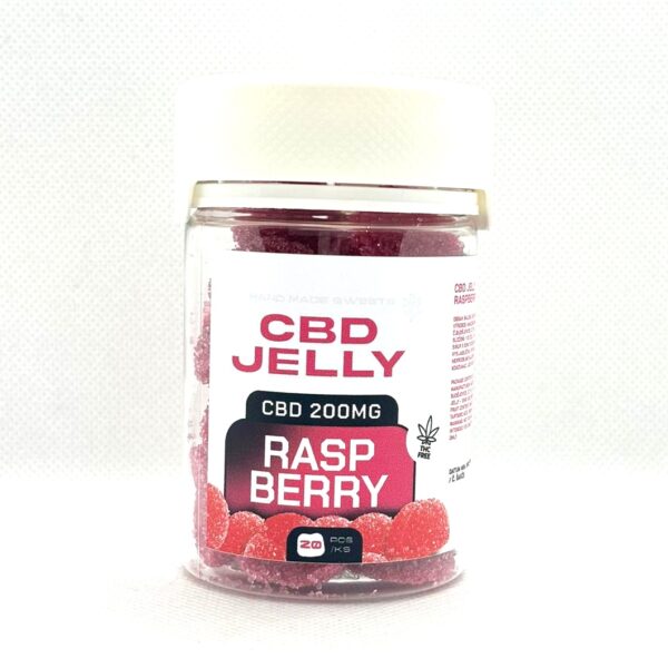 CBD produkty 34 CBD Jelly - želé malina s 10 mg CBD