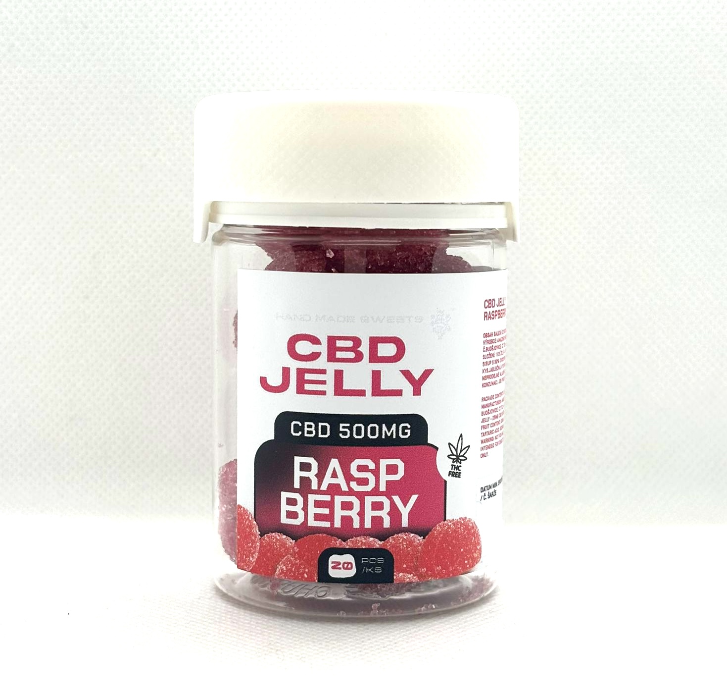 CBD Jelly 25mg - malina 20ks 1 CBD Jelly 25mg - malina 20ks