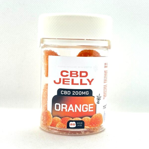 CBD produkty 42 CBD Jelly - želé pomeranč s 10 mg CBD