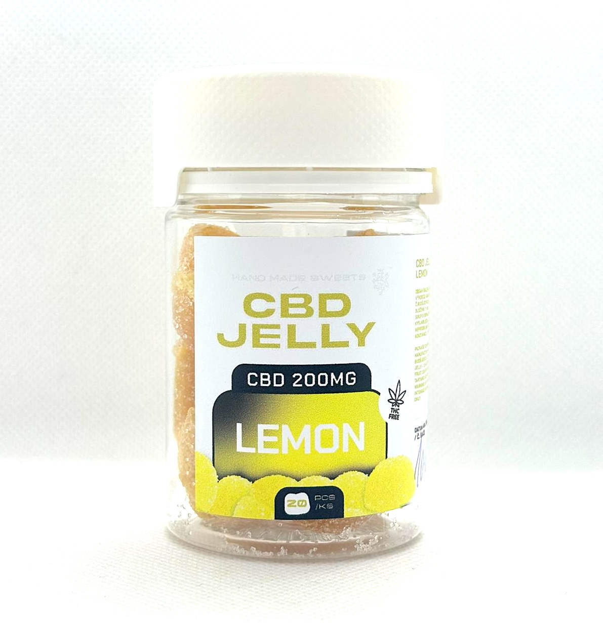 CBD Jelly 10mg - citron 20ks 1 CBD Jelly 10mg - citron 20ks