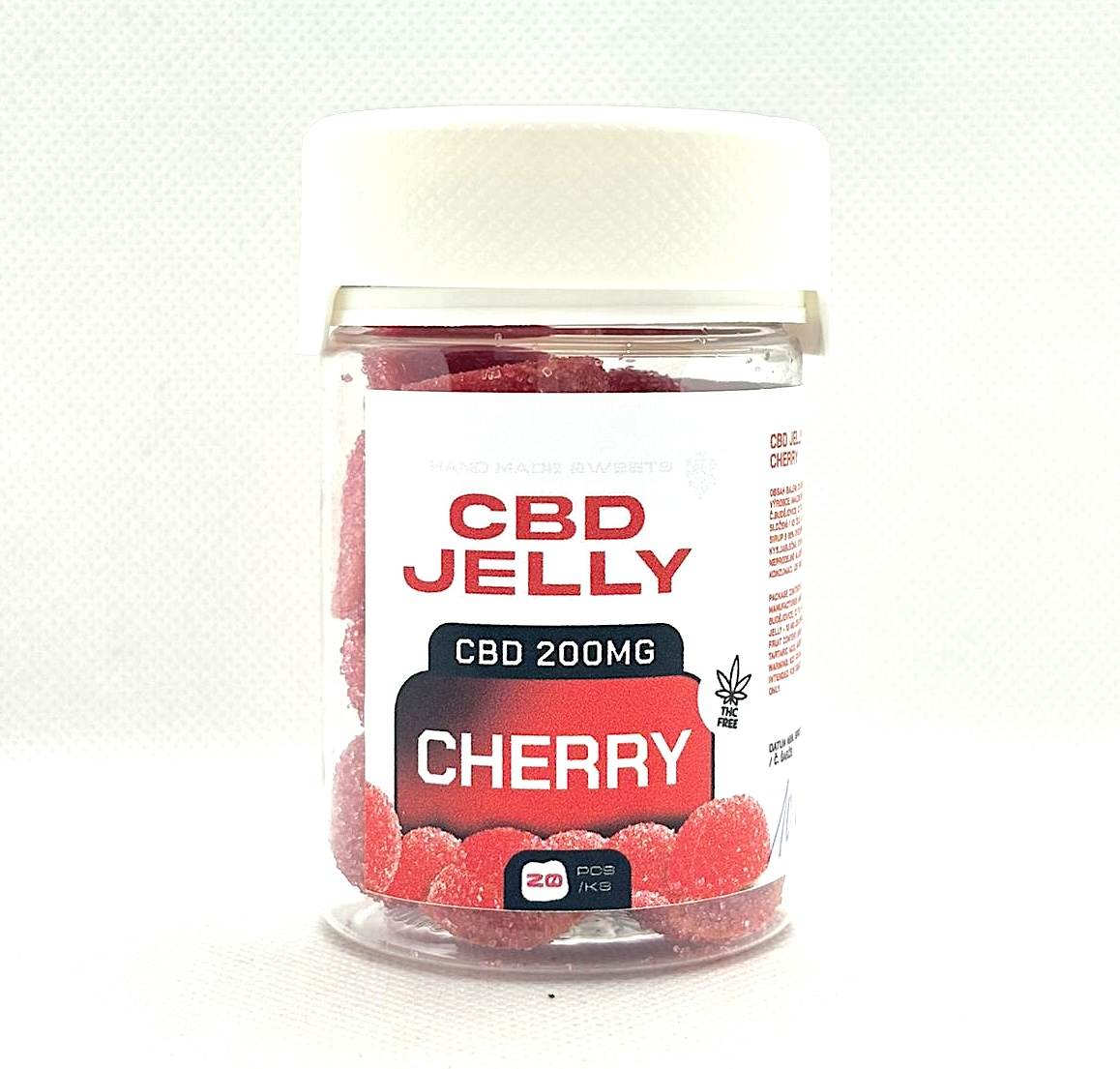 CBD Jelly 10mg - višeň 20ks 1 CBD Jelly 10mg - višeň 20ks