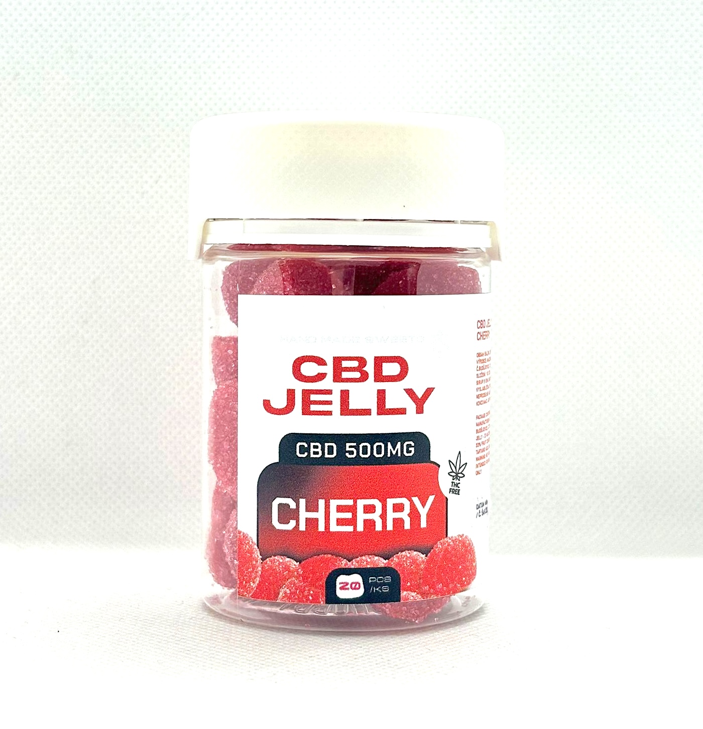 CBD Jelly 25mg - višeň 20ks 1 CBD Jelly 25mg - višeň 20ks